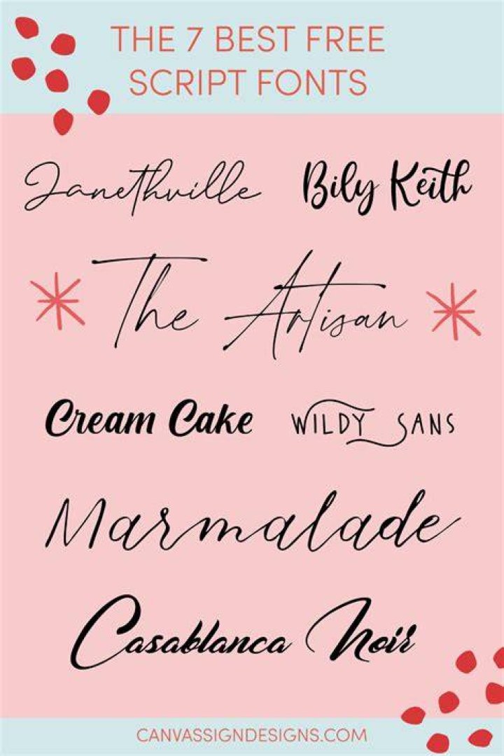 20 Best Free Script Fonts For 2024 vrogue.co