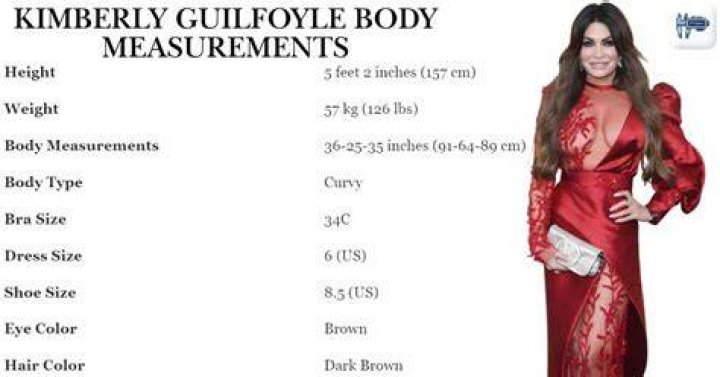 25 Kimberly Guilfoyle Body Measurement Celebrity measurements 2021