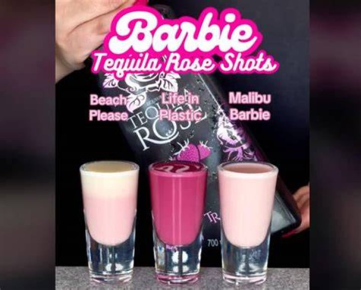 3 Barbie Shot Recipes Tequila Rose Cocktails for Pink Party