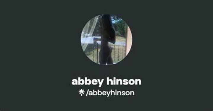 abbey hinson Instagram, TikTok Linktree