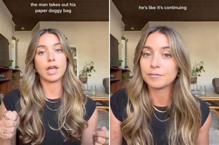 Angelina Nicolle reveals man's barf bag exploded on her during a 13