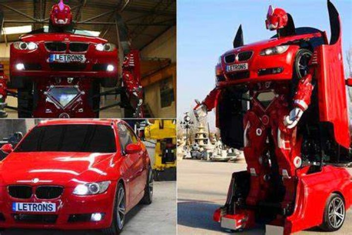 Another Look at the Letrons Transforming BMW Robot That Can Still Drive