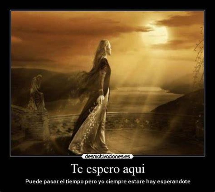 Aqui te espero Desmotivaciones