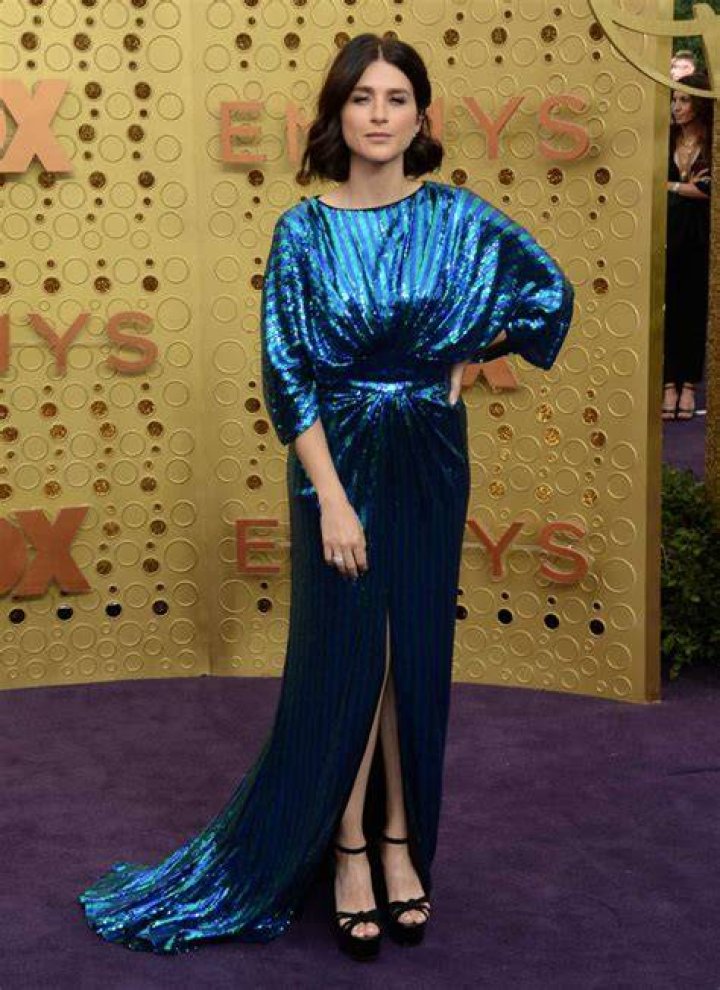 Aya Cash Attends the 71st Emmy Awards at Microsoft Theater in Los