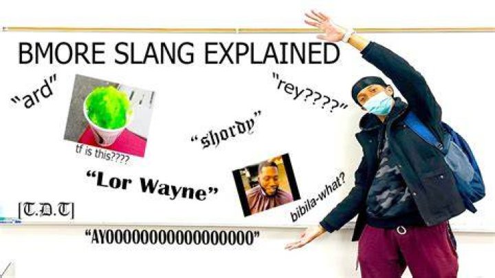 Baltimore Slang Words