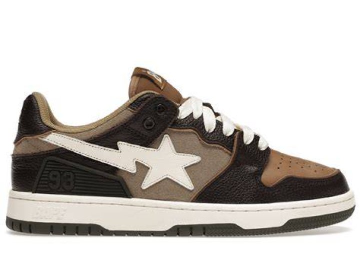Bape Sk8 Sta Low brown grey 1H80291013Crewkicks