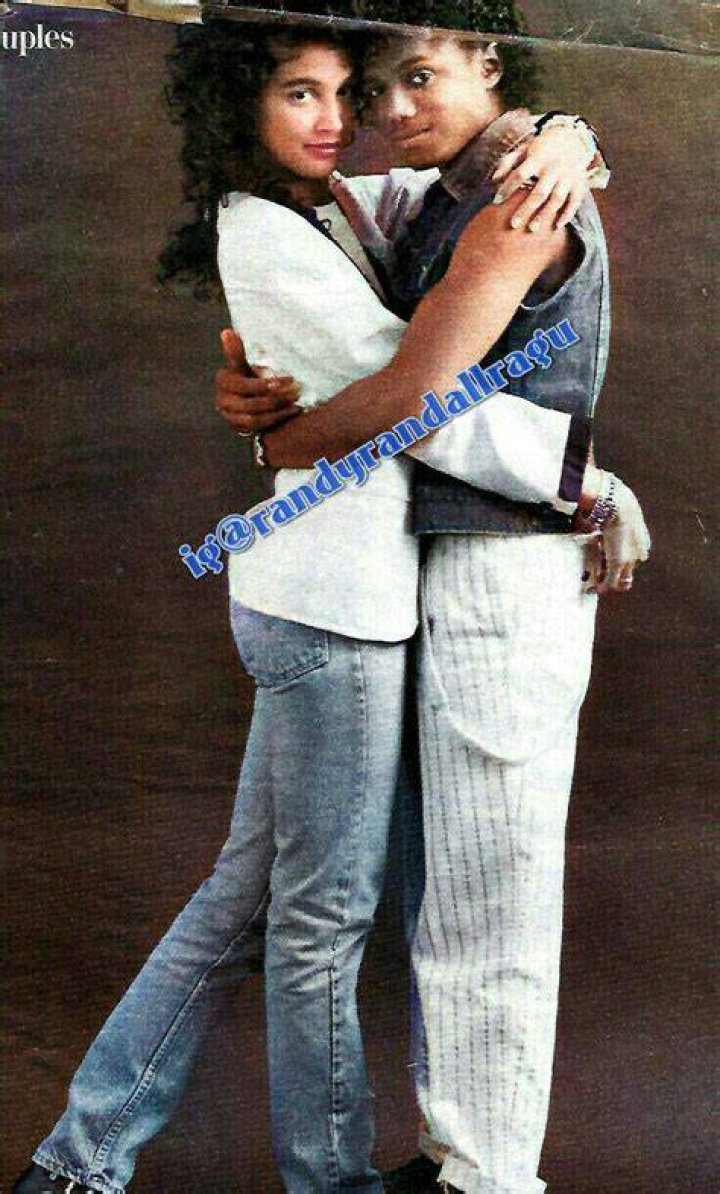 BERNADETTE ROBI AND RANDY JACKSON Vintage Iconic/Celebrity Photos