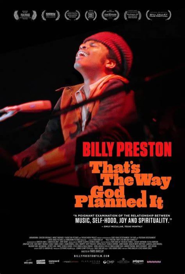 Billy Preston "That's The Way God Planned It" Sheet Music Download