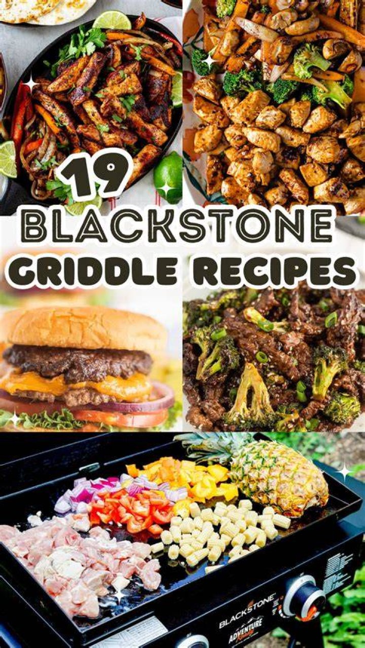 Blackstone Griddle Dinner Recipes Recipe Reference