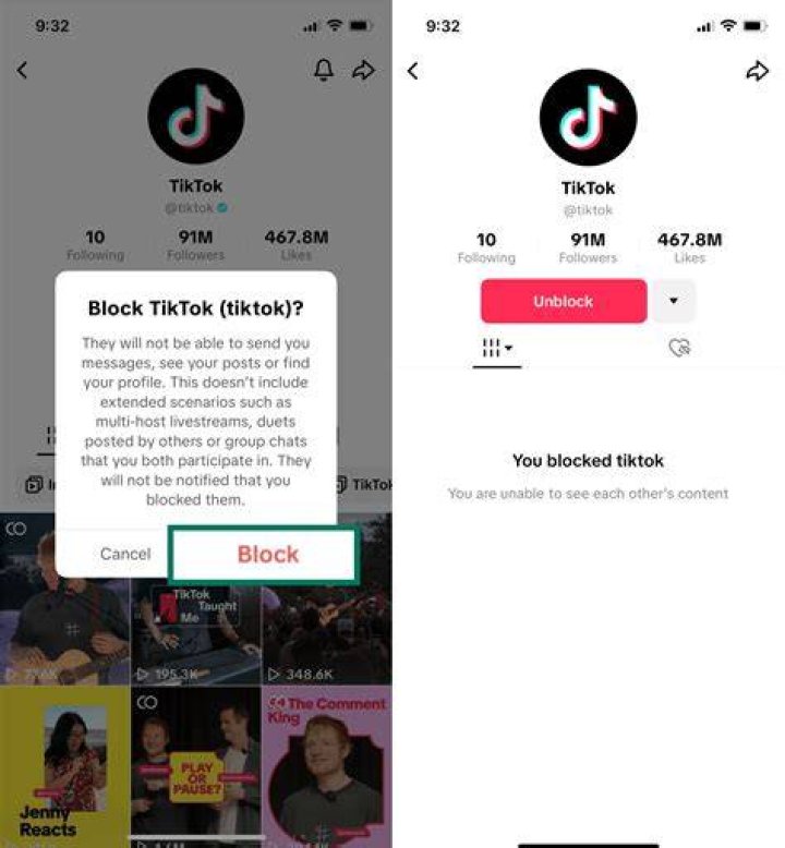 Block on TikTok Horizon
