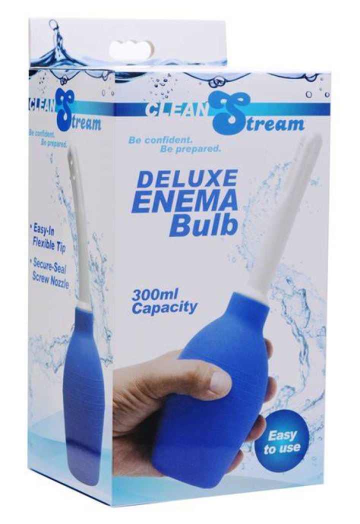 Blue Cleanstream enema bulb
