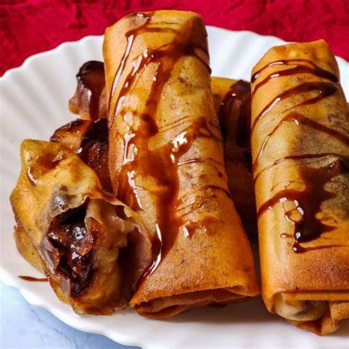 Chocolate Banana Spring rolls 4 ingredients & 20 minutes dessert recipe