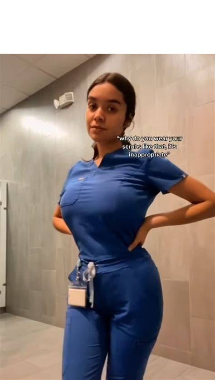 Curvy nurse hits back at critics who called her figurehugging scrubs