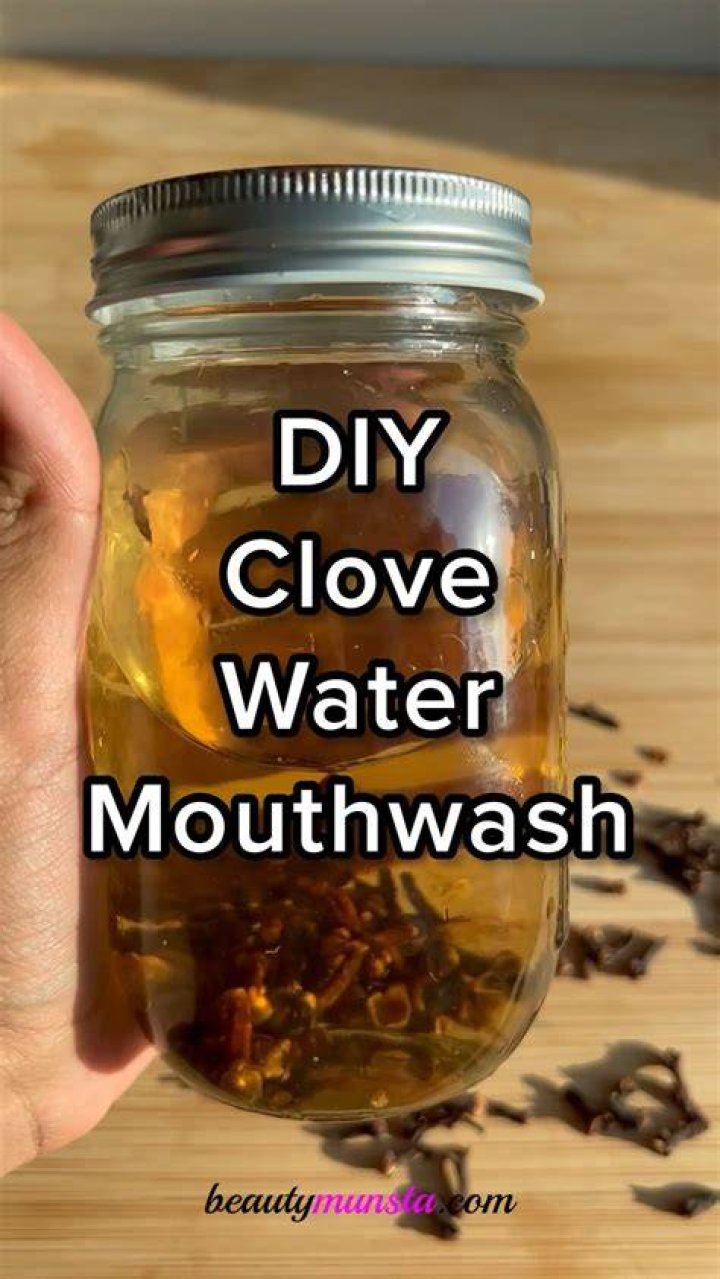 DIY Clove Mouthwash (2 Ingredients) Homemade mouthwash, Mouthwash