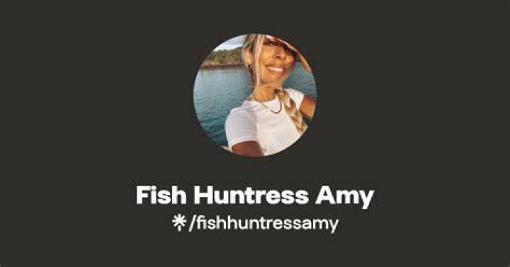 Fish Huntress Amy is een grote hit op social media GvH