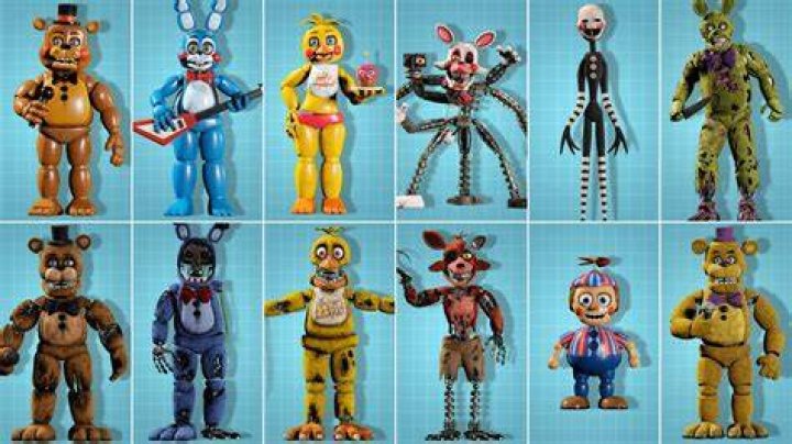 FNAF all animatronics 2 by ThePuppetBB on DeviantArt
