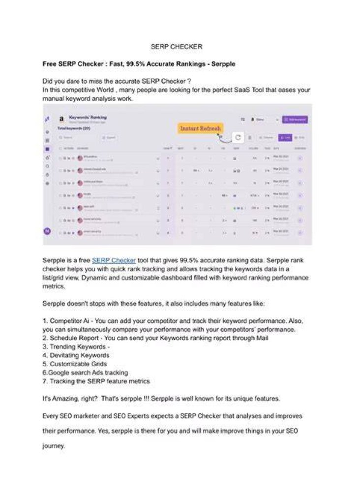 Free SERP Checker Fast, Accurate Google Rank Checker