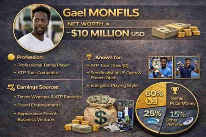 Gael Monfils Bio, Net Worth, Tennis Player, ATP, Ranking, Racket, US