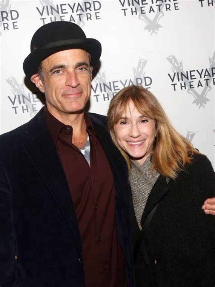 Gordon MacDonald and Holly Hunter Opening night of the Broadway