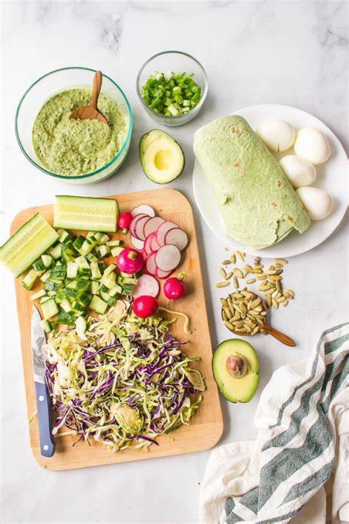 Green Goddess Wraps Green goddess dressing, Wraps recipes healthy