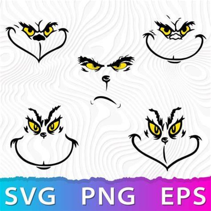 Grinch Mask Svg Free It s an olson style with a filter pocket and hair ties