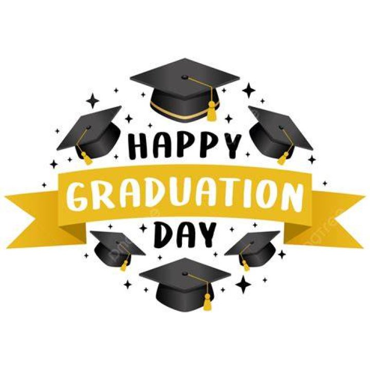 Happy Graduation Day With Toga Hat And Certificate, Happy Graduation