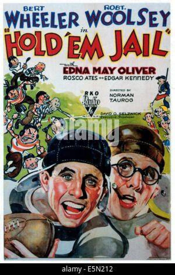 Hold Em Jail, Lr Bert Wheeler, Robert Photograph by Everett Fine Art