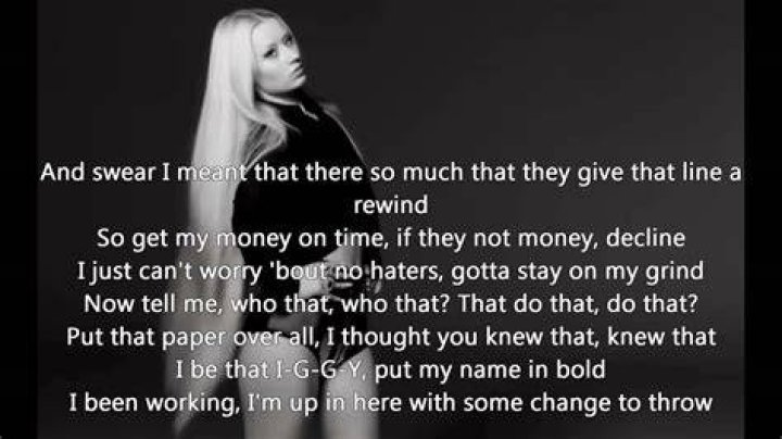 Iggy Azalea Fancy Lyrics On Screen HD YouTube