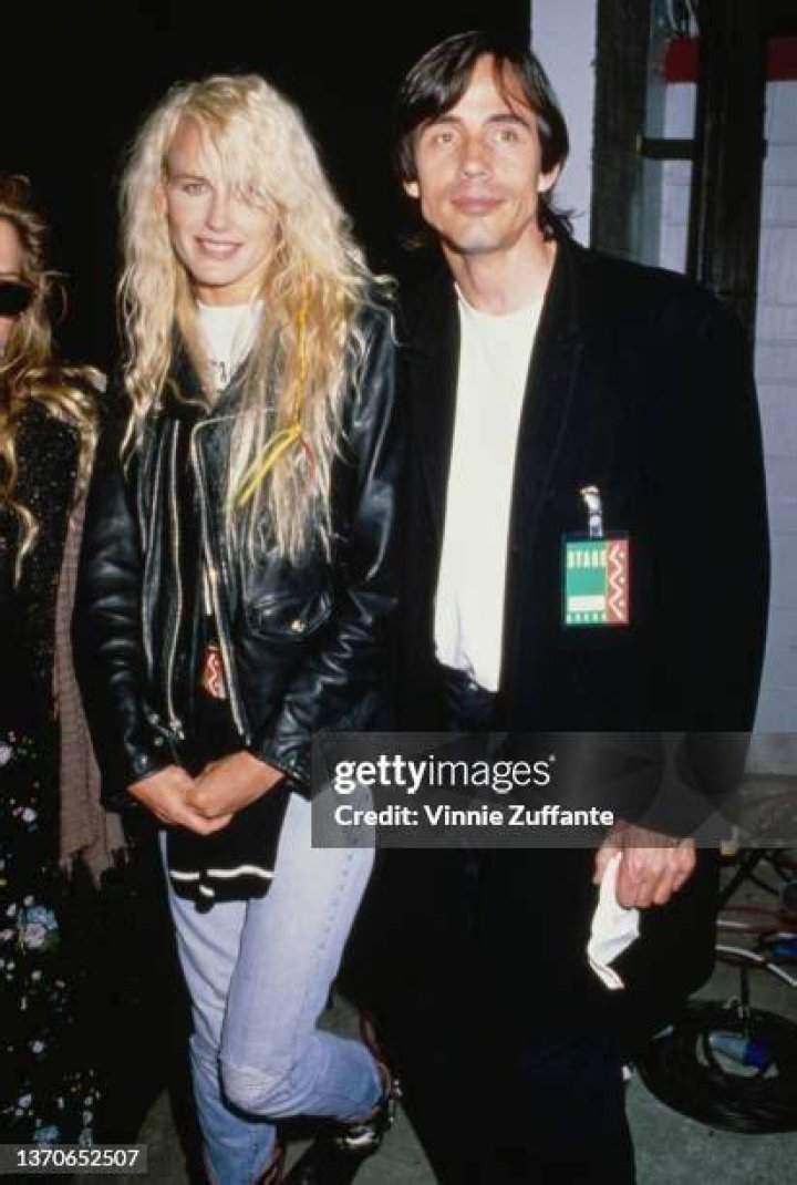 Jackson Browne and Daryl Hannah, 1984.