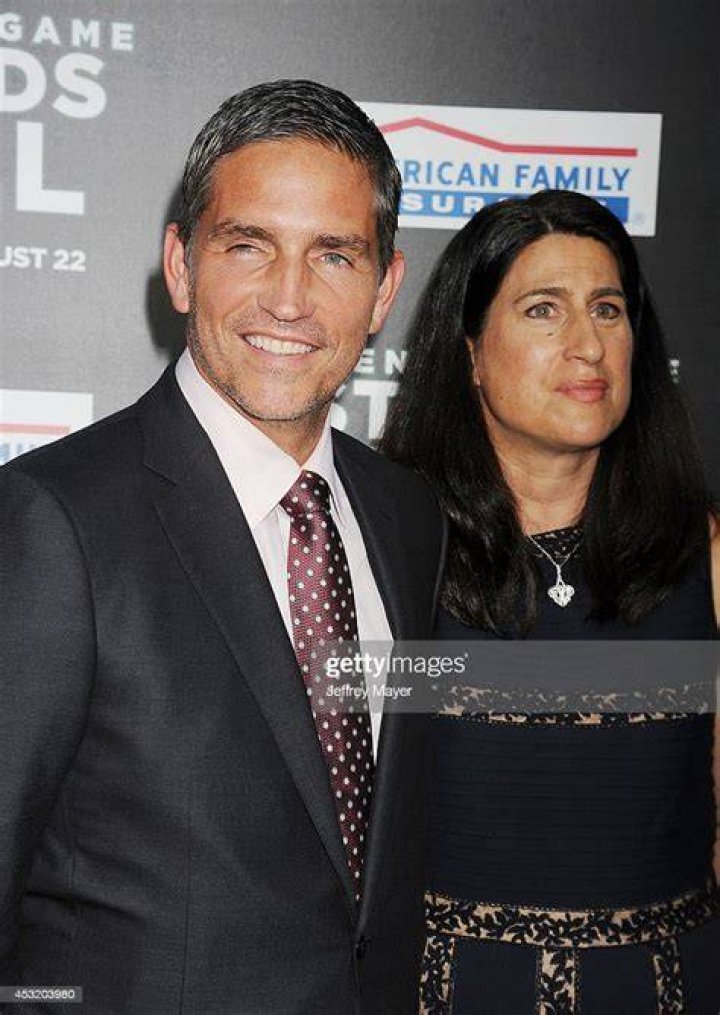 Jim Caviezel with wife Kerri Jim caviezel, Actors, Jim