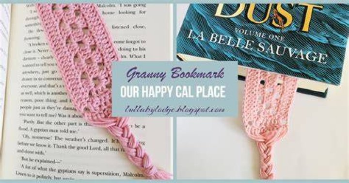 Lullaby Lodge Crochet Granny Bookmark Our Happy CAL Place, weekly