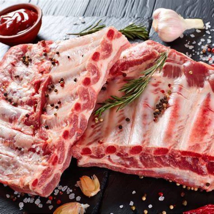 Meaty Pork Ribs 1kg sheet Porterford Butchers Greater London