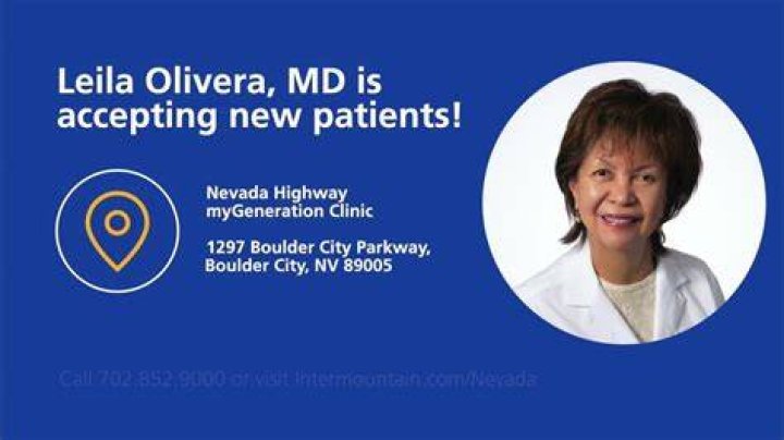 Meet Leila Olivera, MD from our Nevada Highway myGeneration Senior