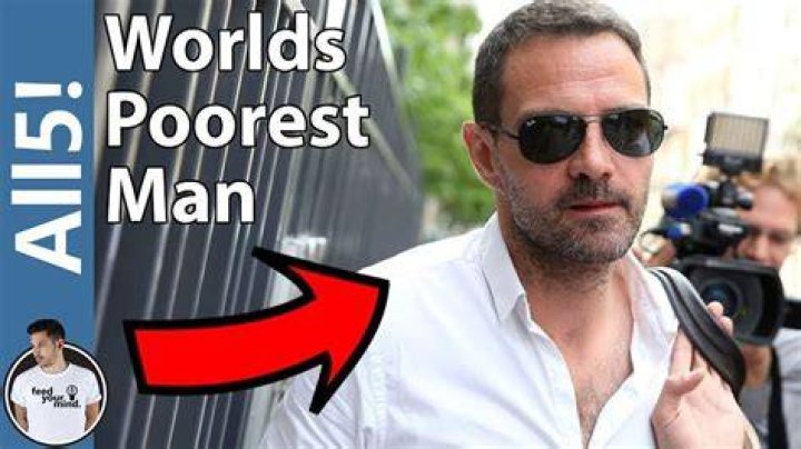 Meet the poorest person in the world owing a whooping 6.3 billion