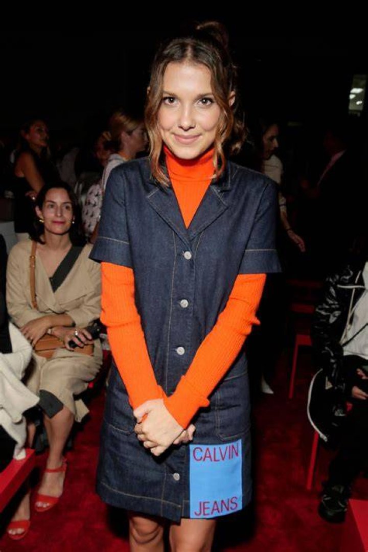 Millie Bobby Brown in Calvin Klein and Gentle Monster sunglasses