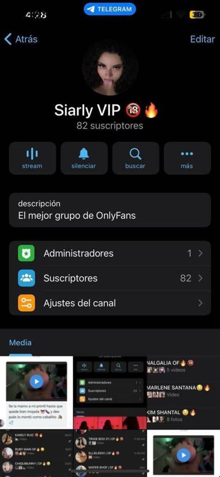 Nuevo video de Siarly en el grupo vip con un costo de 70 d&oacute;lares, si