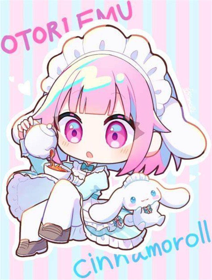 ootori emu and cinnamoroll (project sekai and 1 more) drawn by natsuna