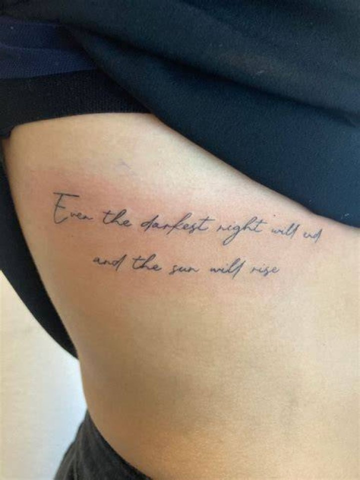 Rib Tattoo Quotes, Song Tattoos, Dream Tattoos, Friend Tattoos, Tatoos