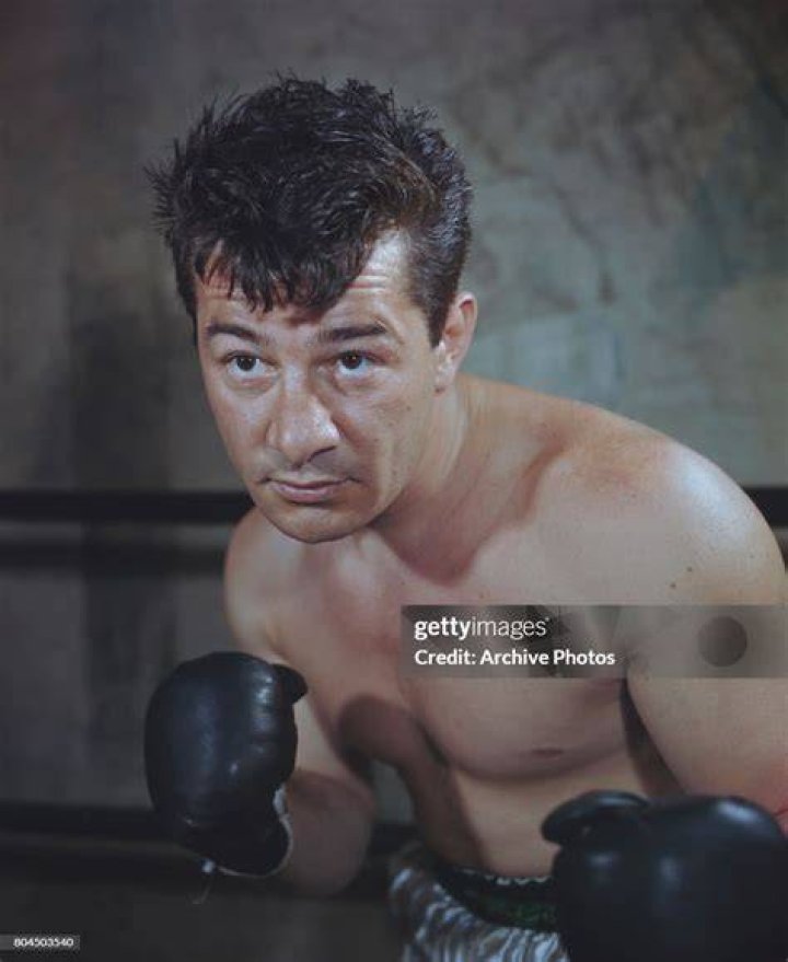 Rocky Graziano, middleweight champion boxer, portrait taken by director