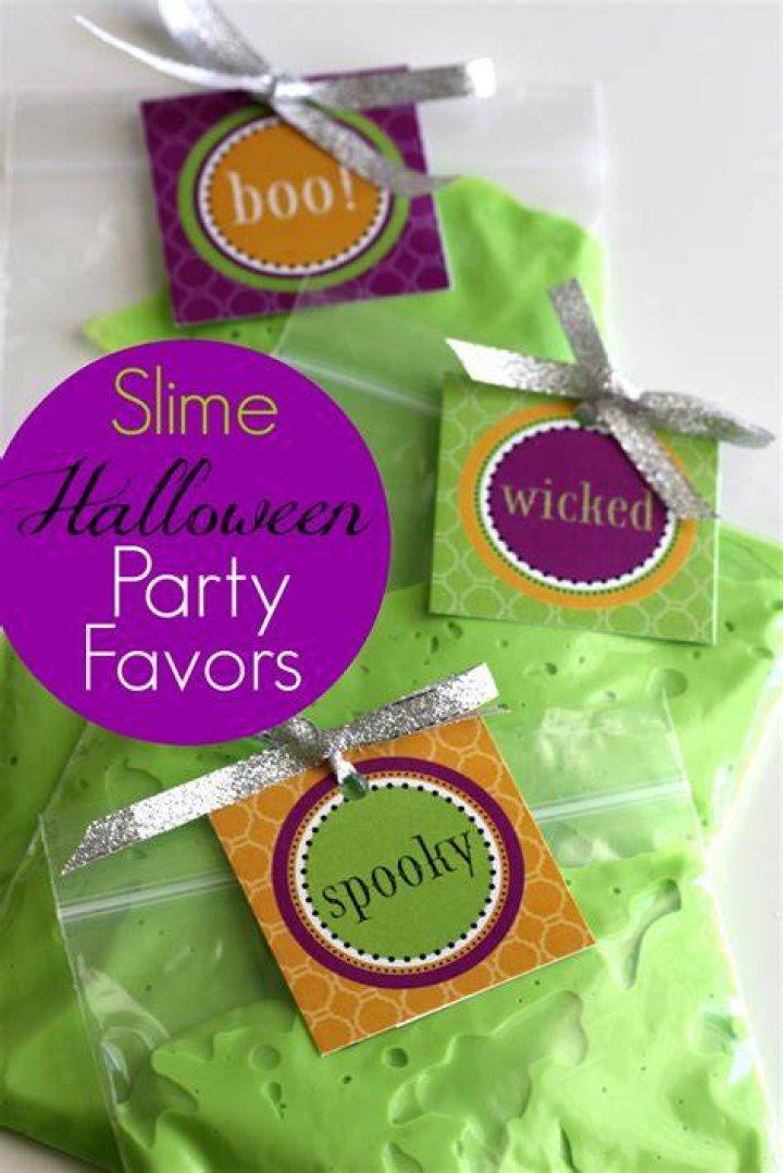 Slime Halloween Party Favors Catch My Party