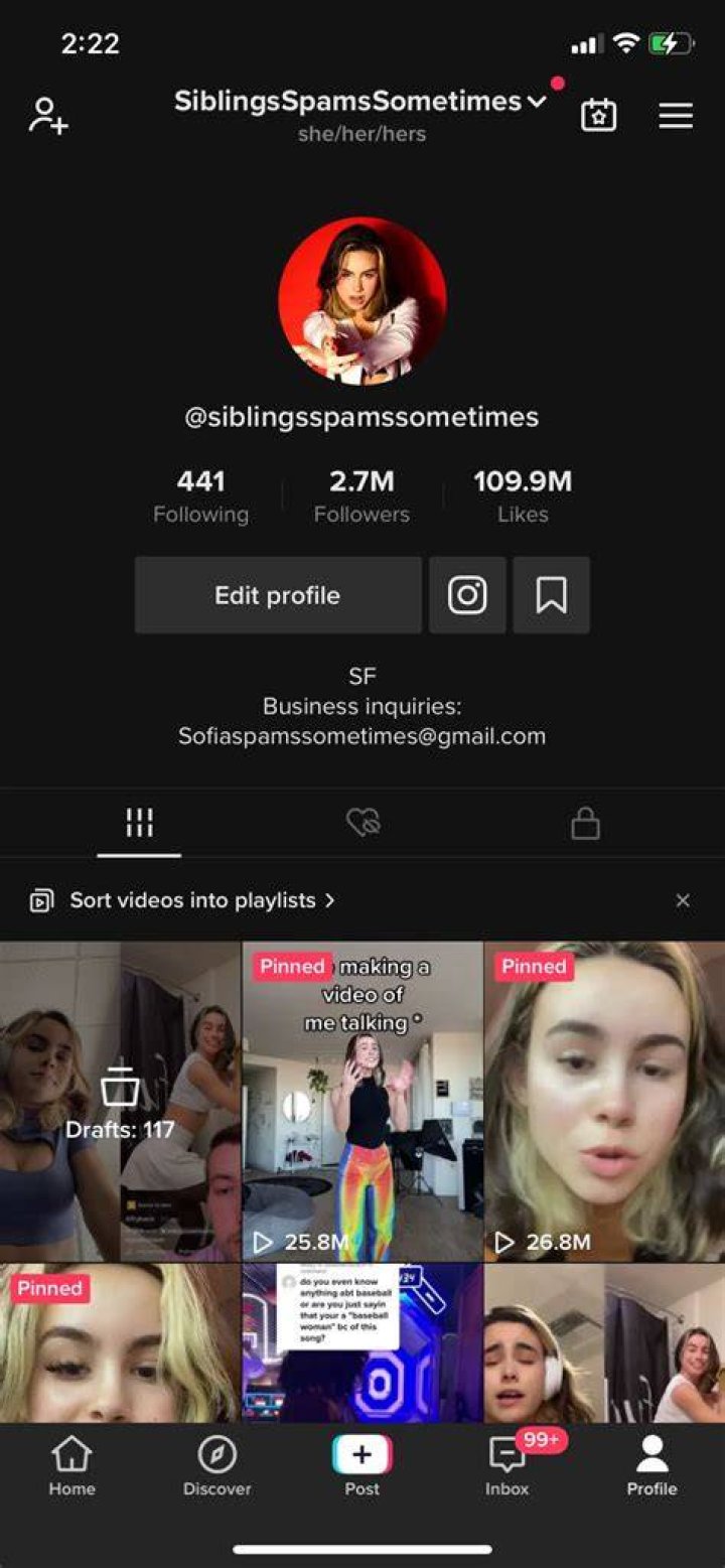 Sofia Spams on LinkedIn tiktok socialemediamarketing influencer