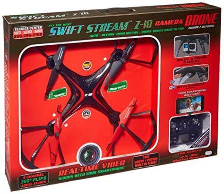 Swift Stream Z10 Camera Drone, Red WGL03
