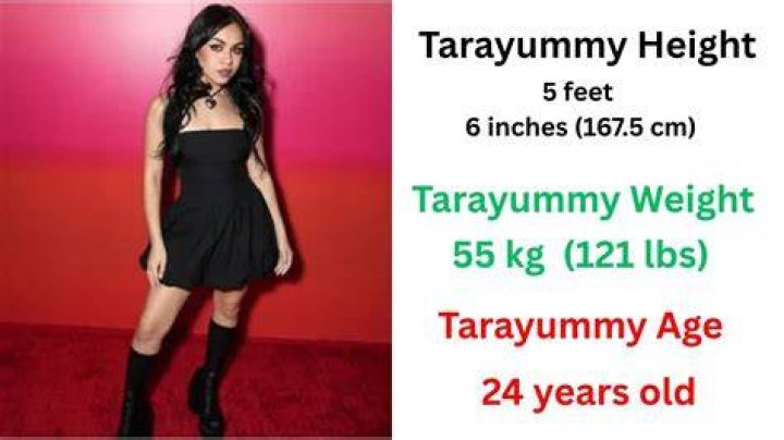Tarayummy Height, Weight, Age, Body Statistics Healthy Celeb