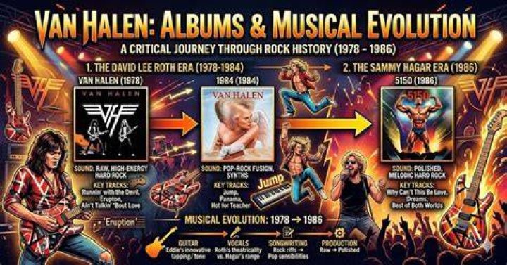 the evolution of van halen logos
