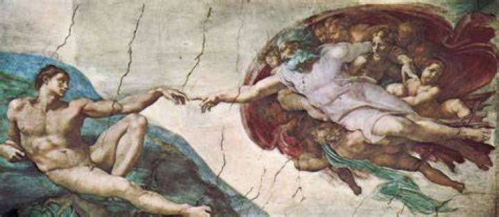 The First Painting Of Adam And Eve