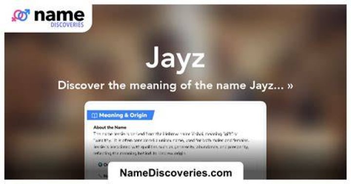 The Origin of JayZ's Stage Name Internewscast Journal
