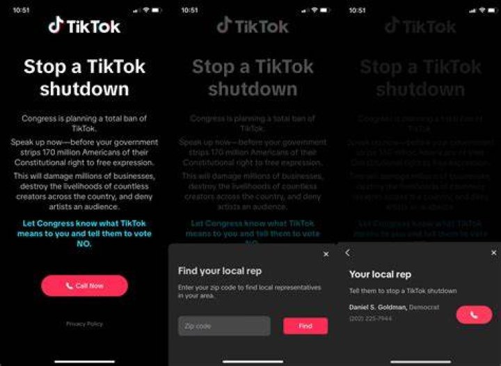 TikTok is urging users to call Congress about a looming ban The Verge