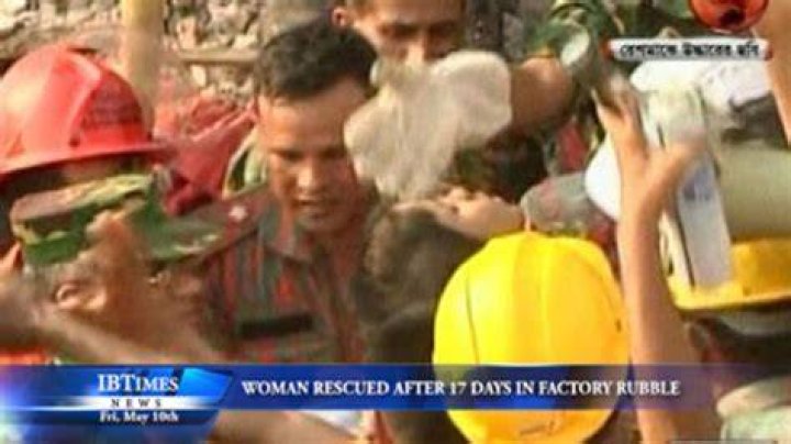 Woman Rescued in Bangladesh Rubble 17 Days After Collapse The New